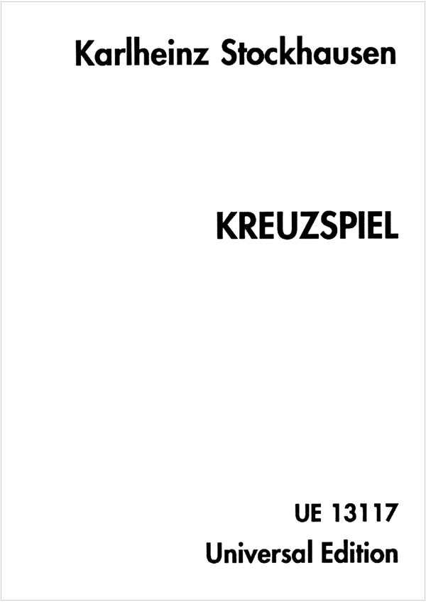 KREUZSPIEL / CROSS-PLAY