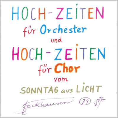 HOCH-ZEITEN für Chor und Orchester